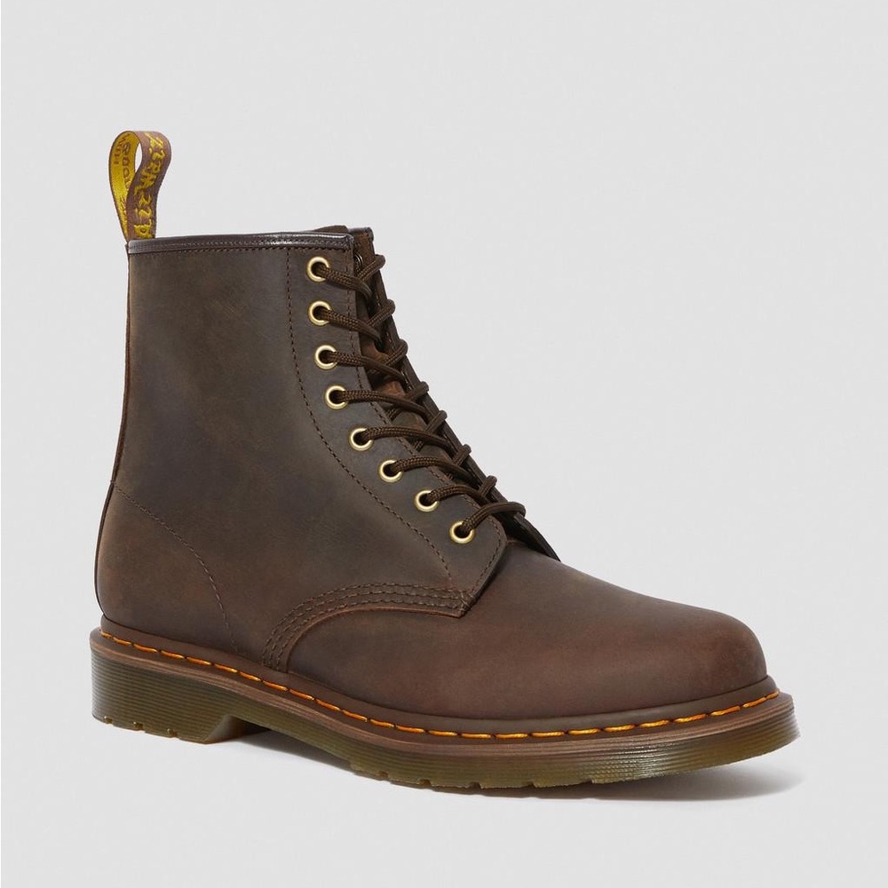 Dr. Martens 1460 Crazy Horse Leather Lace Up Boots